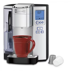 Cuisinart Premium Single Serve Coffee Brewer, 72oz, Silver, SS-10P1