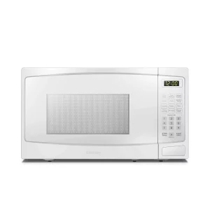 Danby 1000W 1.1 Cubic Feet Convenient User-Friendly Countertop Microwave, White
