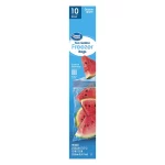 Great Value Double Zipper Freezer Bags, 2 Gallon, 10 Count