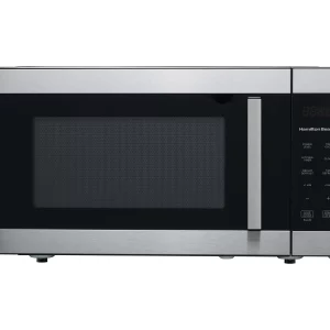 Hamilton Beach 1.6 Cu ft Sensor Cook Countertop Microwave Oven in Stainless Steel, New