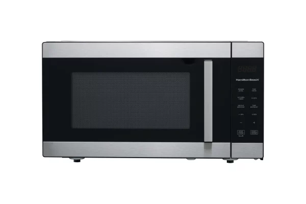 Hamilton Beach 1.6 Cu ft Sensor Cook Countertop Microwave Oven in Stainless Steel, New