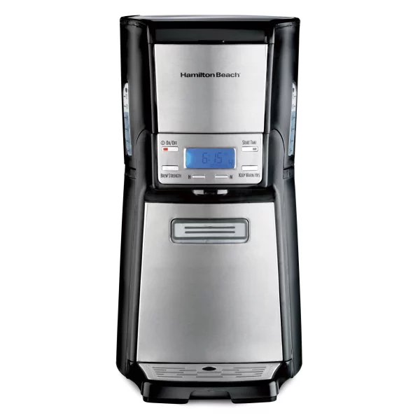 Hamilton Beach 48465 Black/Steel BrewStation Summit Ultra 12 Cup Coffeemaker
