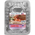 Handi-Foil Medium Aluminum Roaster Pan & Lid 1 Count
