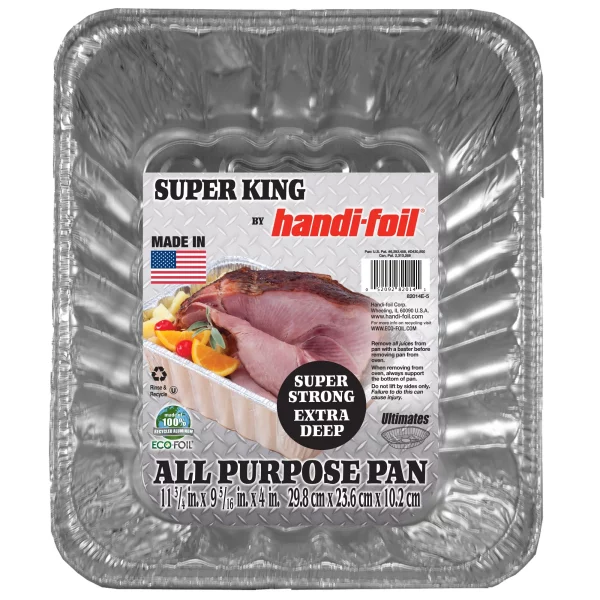 Handi-Foil Super King Aluminum Foil All Purpose Pan, 1 Count