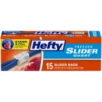 Hefty Slider Quart Size Freezer Bags