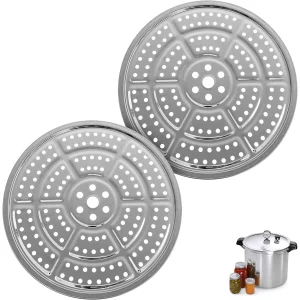 Impresa Products 11-inch Stainless Steel Pressure Cooker Canner Rack / Canning Rack - Set of 2