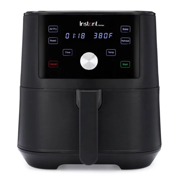 Instant Vortex 4-Quart Small Air Fryer with Customizable Smart Cooking Programs and Nonstick Dishwasher-Safe Basket