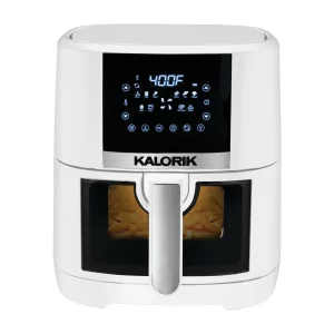 Kalorik® 5 Quart Air Fryer with Ceramic Coating and Window, New, 13.5 in