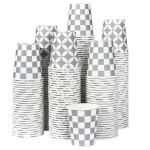 Lamosi Disposable Paper Cups Mouthwash Cups Espresso Cups Gray, 5 oz, 300 Count