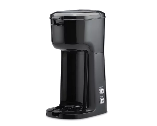 Mainstays Single Serve Coffee Maker, 1 cup Capsule or Ground Coffee, Black, New, Model 202140