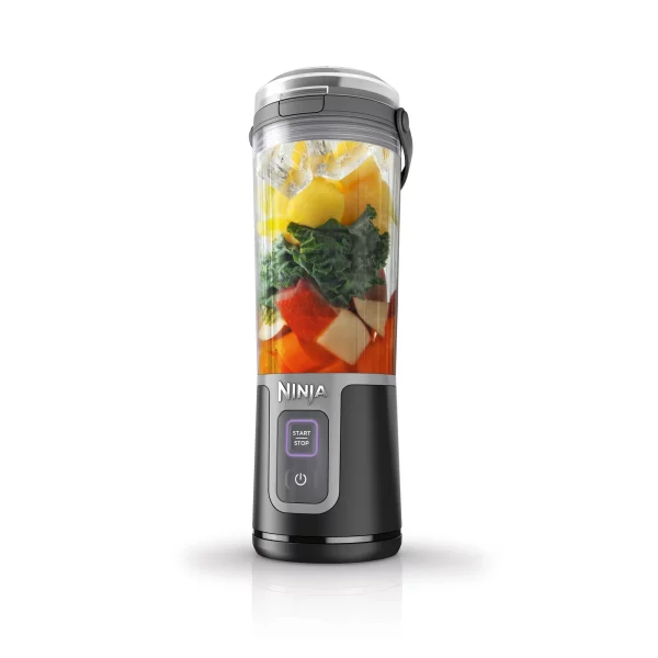 Ninja Blast 16 oz. Personal Portable Blender with Leak Proof Lid and Easy Sip Spout, Perfect for Smoothies, Black, BC100BK