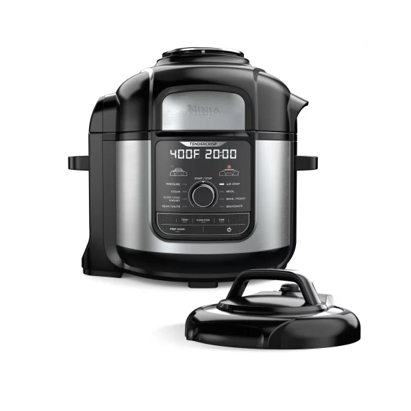 Ninja® Foodi™ TenderCrisp 9-in-1 8-Quart Deluxe XL Pressure Cooker, Stainless Steel FD401