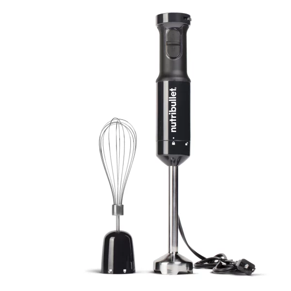 Nutribullet Immersion Blender, 350 Watts with Variable Speeds, Black, NBI50100