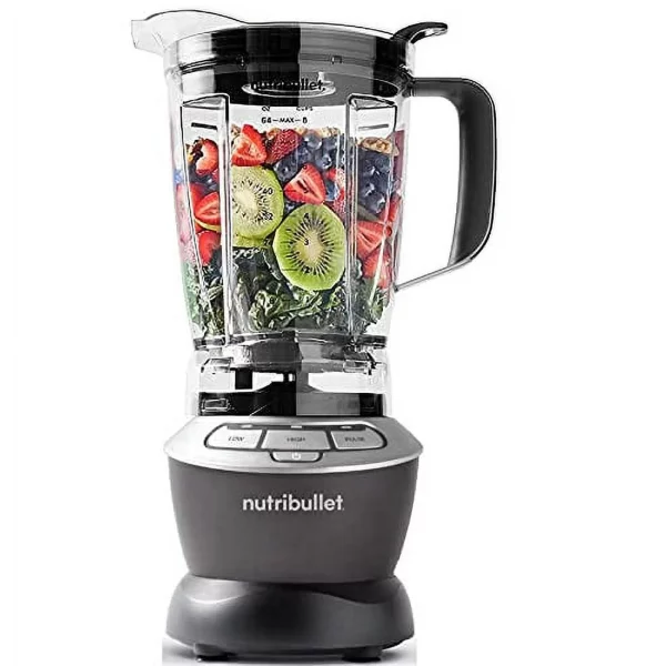 Nutribullet Premium Finish 1000 Watt High Performance Blender Ext Large Bpa-Free 56oz Pitcher Cold Hot Liquids Soups, Open Box