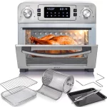 Restored Deco Chef TQAIRSTS 24QT Stainless Steel Countertop Toaster Air Fryer Oven (Refurbished)