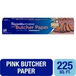 Reynolds Kitchens Pink Butcher Paper Wrap with Slide Cutter, 225 Square Feet