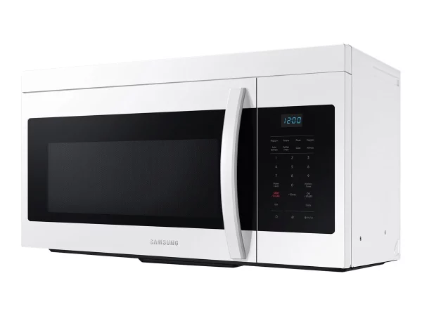 Samsung ME16A4021AW - Microwave oven - over-range - 1.6 cu. ft - 1000 W - white with built-in exhaust system