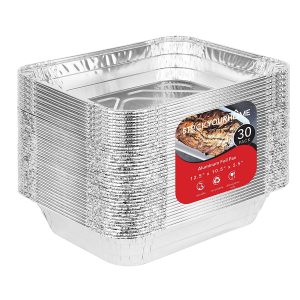 Stock Your Home 9x13 Disposable Aluminum Foil Pans - 30 Pack