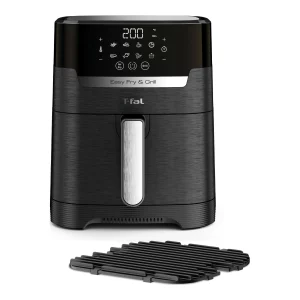 T-fal Easy Fry & Grill XL 2-in-1 Air Fryer Combo, 4.4 quart