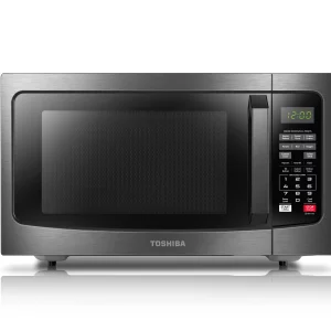 Toshiba 1.2 Cu. ft. Microwave Oven with Smart Sensor, Black Stainless Steel, EM131A5C-CHBS