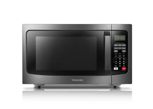 Toshiba 1.2 Cu. ft. Microwave Oven with Smart Sensor, Black Stainless Steel, EM131A5C-CHBS