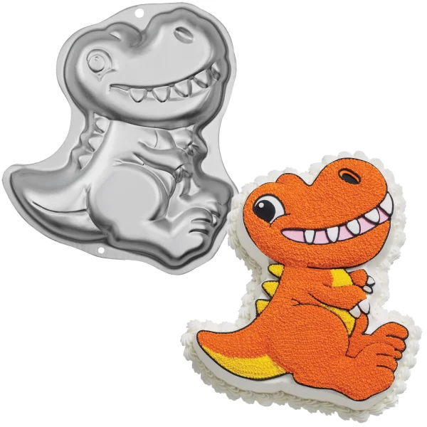 Wilton Dinosaur Cake Pan, Kids 3D Birthday Cake Pan