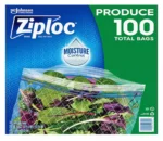 Ziploc Produce Bags w/ Seal Top (100 ct.)