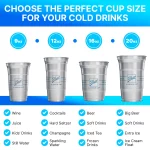 Ball Aluminum Cup, Disposable Recyclable Cold-Drink Cups, 16 oz. Cups, 24 Count
