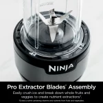 Ninja Nutri-Blender BN300 700-Watt Personal Blender, 2-20 oz Dishwasher-Safe to-Go Cups