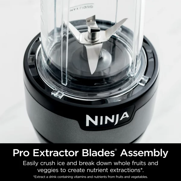 Ninja Nutri-Blender BN300 700-Watt Personal Blender, 2-20 oz Dishwasher-Safe to-Go Cups