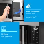 Hamilton Beach 1.6 Cu ft Sensor Cook Countertop Microwave Oven in Stainless Steel, New