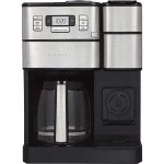 Cuisinart SS-GB1 Coffee Center Grind & Brew Plus Bundle with Single Serve Brew Cups of Coffee - Includes 3 K-Cups and Deco Essentials Coffee Condiment Caddy Organizer