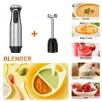 Bonsenkitchen Immersion Blender Handheld, Stainless Steel Hand Stick Blender, 20-Speed Hand Blender, Free Warranty