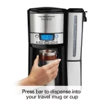 Hamilton Beach Brew Station 12 Cup Programmable Coffee Maker, Removable Reservoir, Stainless Steel, 47950