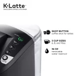 Keurig K-Latte Single Serve K-Cup Coffee and Latte Maker, Black