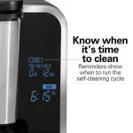 Hamilton Beach Front Fill Deluxe 12 Cup Programmable Coffee Maker, 46321