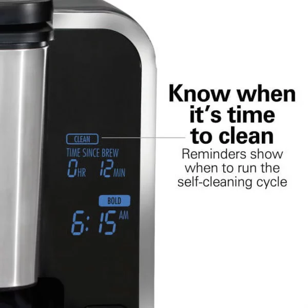 Hamilton Beach Front Fill Deluxe 12 Cup Programmable Coffee Maker, 46321