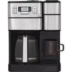 Cuisinart SS-GB1 Coffee Center Grind & Brew Plus Bundle with Single Serve Brew Cups of Coffee - Includes 3 K-Cups and Deco Essentials Coffee Condiment Caddy Organizer