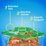 Ziploc Brand Sandwich Bags XL with Grip 'n Seal Technology, 30 Count