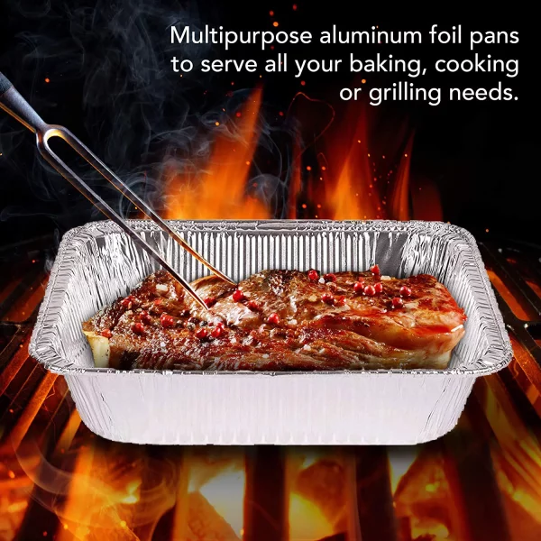 Stock Your Home 9x13 Disposable Aluminum Foil Pans - 30 Pack