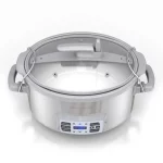 BLACK+DECKER 7-Quart Digital Slow Cooker with Temperature Probe + Precision Sous-Vide , Stainless, SCD7007SSD