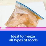 Ziploc® Brand Slider Freezer Bags with Power Shield Technology, Quart, 34 Count