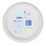Dixie Disposable Paper Plates, Multicolor, 7 in, 50 Count