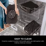 Ninja Foodi Smart XL 4-in-1 Indoor Grill with 4-Quart Air Fryer, Roast, Bake, and Smart Cook System, FG550