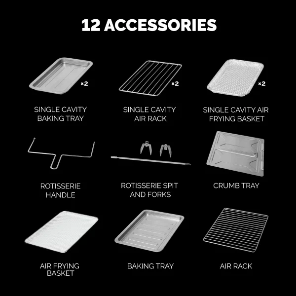 Kalorik MAXX® 26 Quart Flex Trio Air Fryer Oven