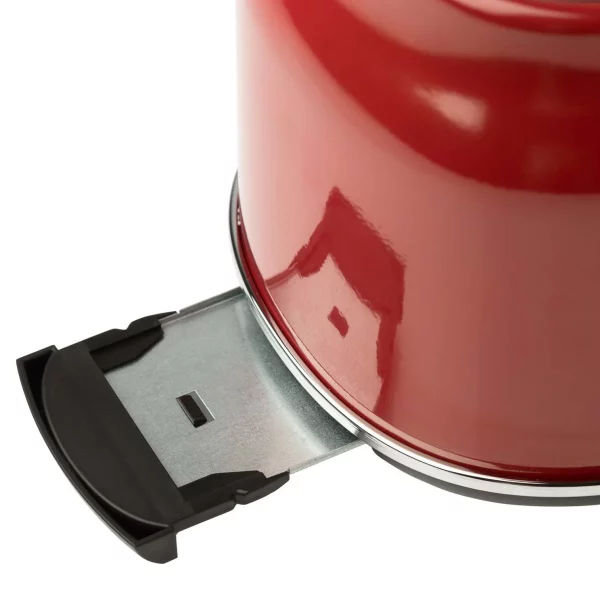 HADEN Dorset 2-Slice Wide Slot Stainless Steel Retro Toaster, Red