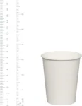 Comfy Package 8 Oz White Paper Cups Disposable Coffee Cups To Go Cups, 100-Pack