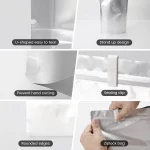 Wattne 150 Pack Mylar Bags for Food Storage with Oxygen Absorbers, Large Mylar Bags 1 Gallon 10x14, 7x11, 6x9, 4x6 (Silver)