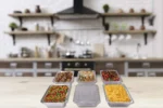 Displastible Disposable Aluminum Pans with Lids Freezer and Oven-Safe 2.25 Pans 10 Pack
