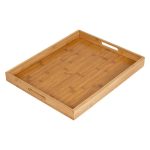Multi-Purpose Bamboo Kitchen Cart with Drop Leaf